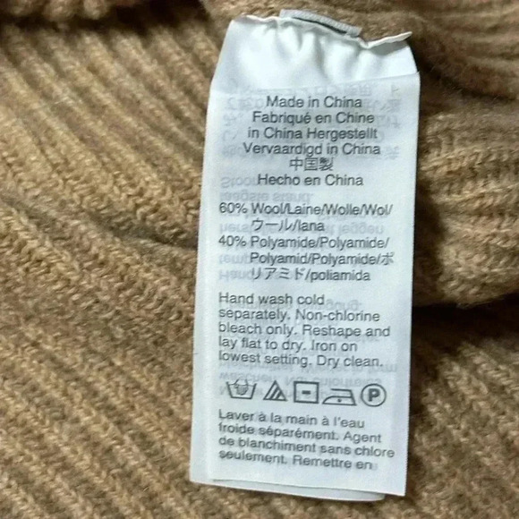 Madewell Relaxed V-Neck Sweater Dress Wool Small - Picture 9 of 9